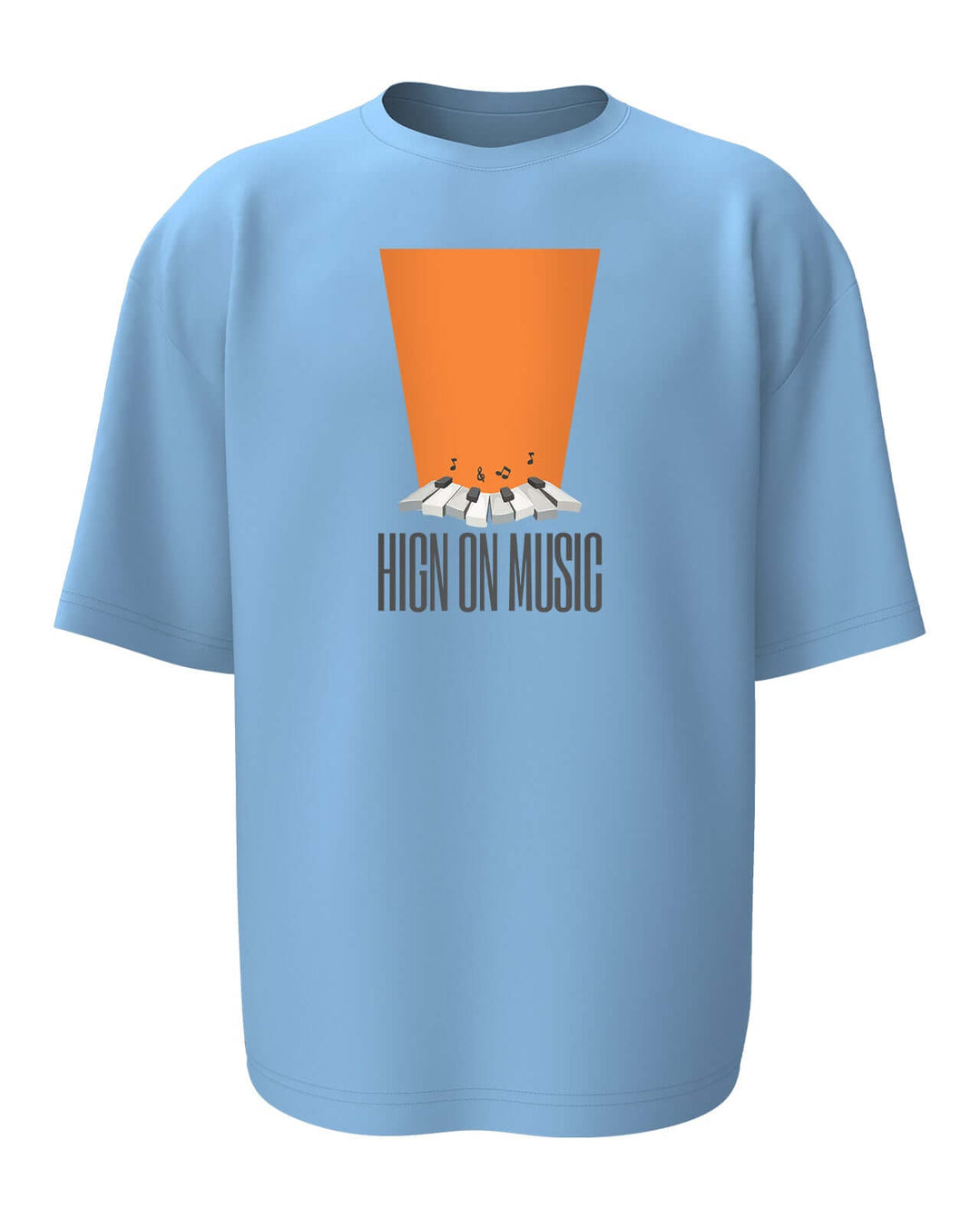 High on music Oversized T-shirt