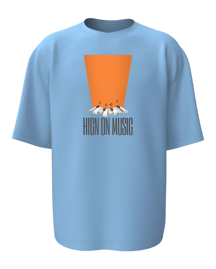 High on music Oversized T-shirt
